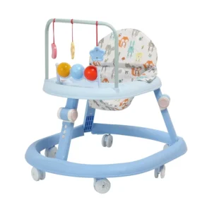 New Design Adjustable Walker for Baby Folding Plastic Music Baby Walker With Wheels and Seat