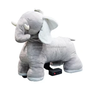 New Design Battery Powered Baby Elephant Car Unique Kids Electric Ride on Toys Animals