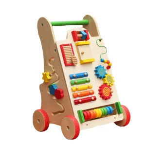 New Design Children’s Educational Toys Multifunctional Wooden Baby Walker for Kids
