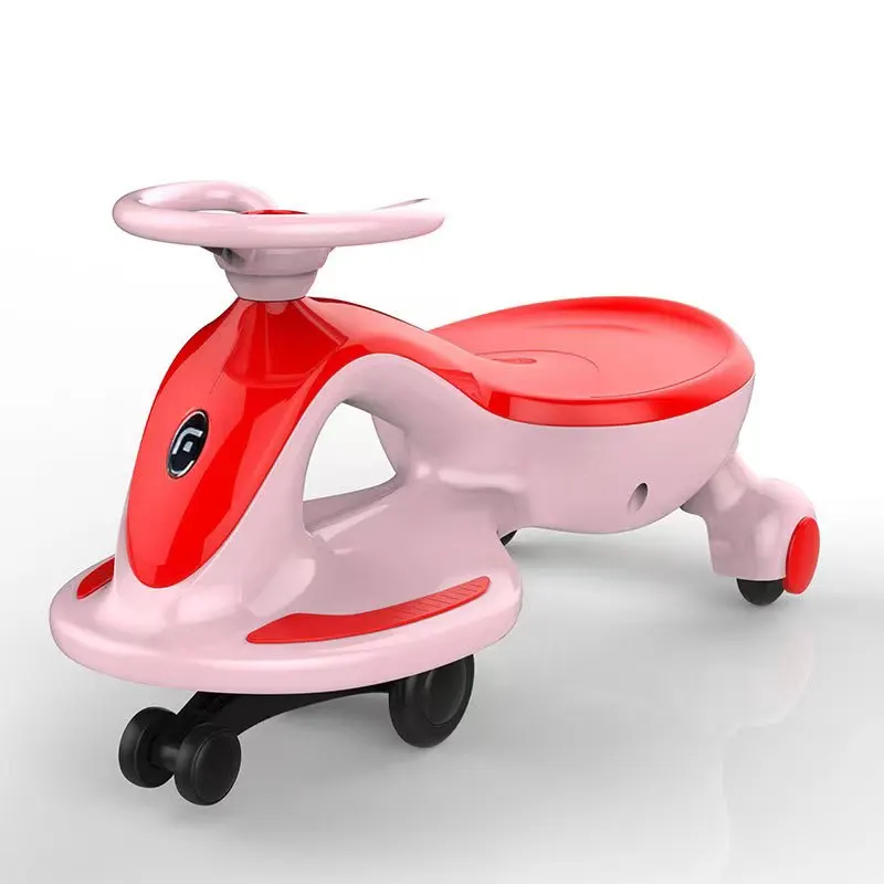 New Design Chinese Children's Baby Car Electric Push Rod Swing Car Children's Swing Car