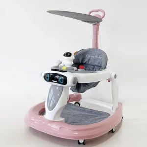 New Design Good Quality 3 in 1 Baby Walker for Boys&girls 360 Rotating Infant Walkers with Push Handle and Sunshade Cloth