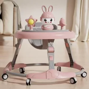 New Design High Quality Swivel Wheel Baby Walker Round Adjustable 3 in 1 Multifunctional Musical Baby Walker