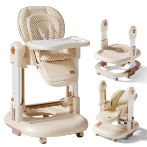 New Design Multi-function Baby Dining High Chair Walker Foldable Baby Feeding Eating Chair Baby Swing Rocking Chair 3 in 1