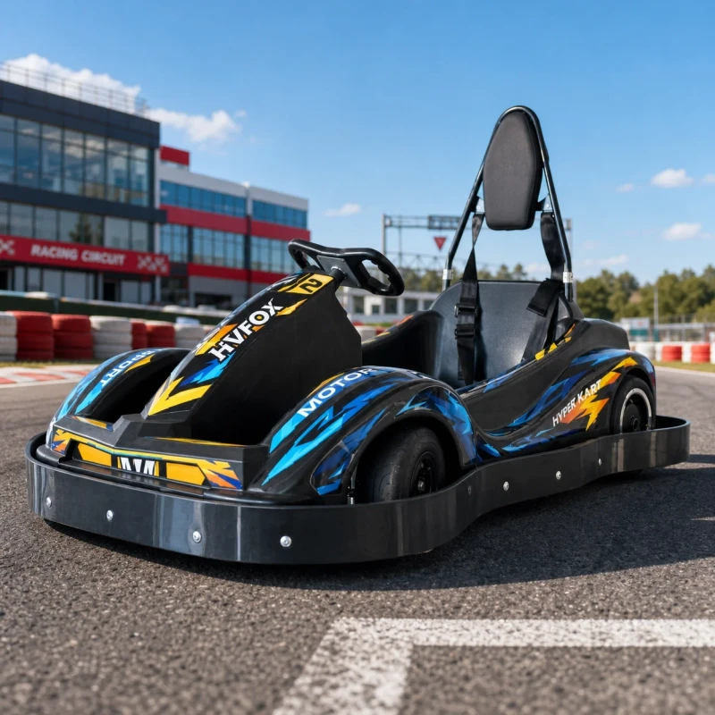 New Design Portable Lightweight 38.4V Quiet Smooth Eco friendly Material Handling Adult Electric Go Kart for Theme Park