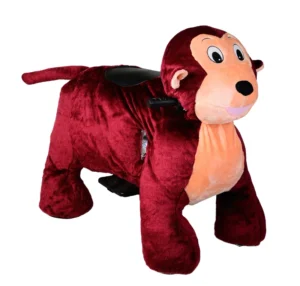 New Design Ride on Plush Stuffed Animal Toy with LED Lights Electric for Kids