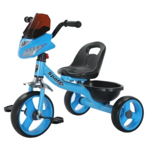 New Design Sale 3 Wheel Kids Bicycle with Storage Basket with Lights and Music Children’s Tricycle