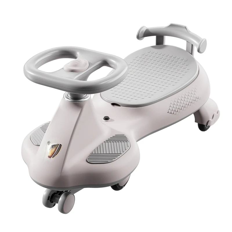 New Design Swing Cars with Music and Silent Flash Wheel 360 Degree Rotating Swing Car for 1 3 Years Old