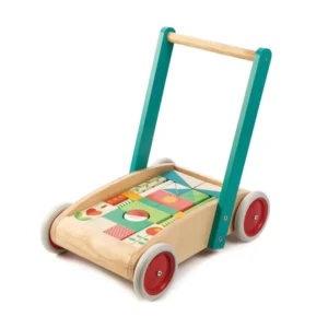 New Design Wooden Baby Stroller with Play for Kids Baby Walker Fire Truck Push Walker