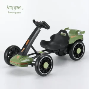 New Electric Outdoor Racing Go Karting 390 Four Wheel Kids Toy Foldable with Remote Music 3-10 Years