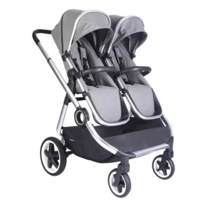 New European Side by Side Double Two Kids 3 in 1 Babies Seat Pushchair Pram Twin Baby Carriage Stroller for Twins
