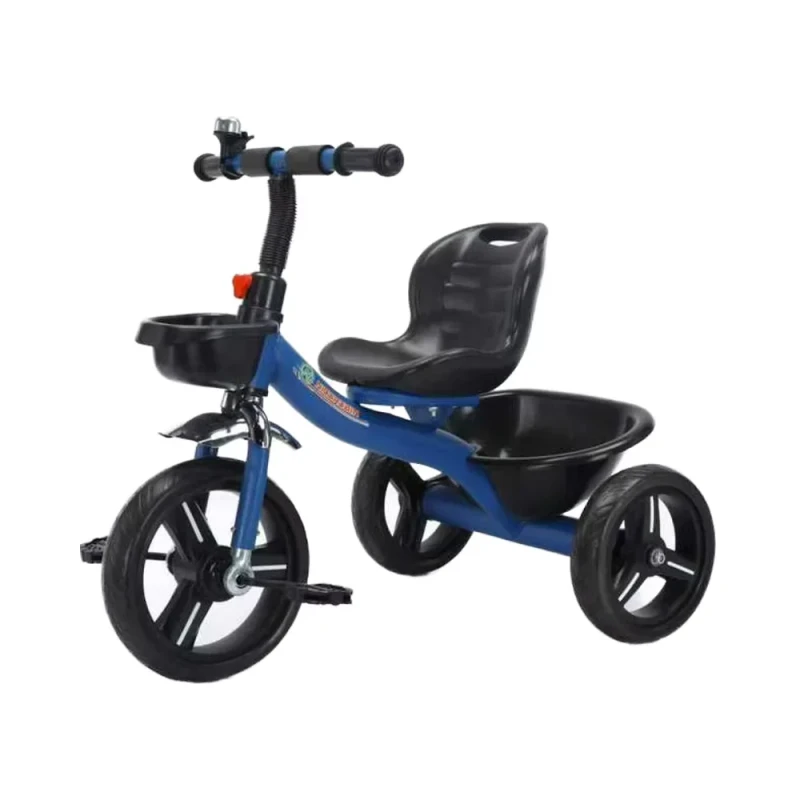 New Fashion 3-Wheel Plastic Tricycle Kids' Toy for 1-7 Years Old Ride-on Bike for 2-4 Year Age Range