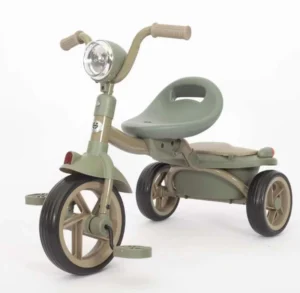 New Fashion Baby Tricycle Kids Tricycle with Music Steel Foldable 3 Wheels Tricycle for Kids 1-6 Years