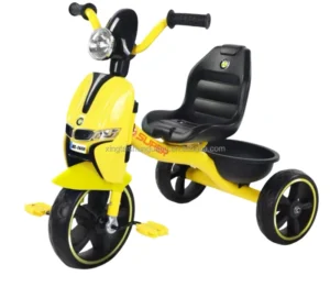 New Fashion Baby Tricycle Steel Kids Tricycle with Coloured Tyre Tricycle for Kids 1-6 Years Mini Bicycles
