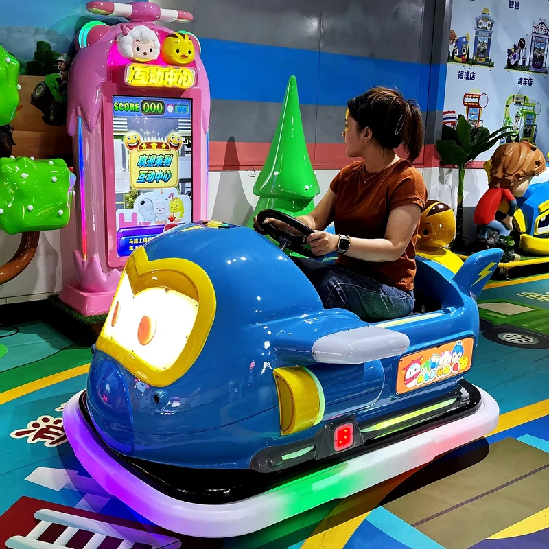 New Game Machine Rides Rc Bumper Car Toy Amusement Park Family Bumper Car for Kids and Adults