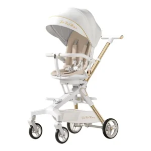 New High performance Luxurious Aluminum Alloy Foldable Baby Stroller for Kids 0 3 Years Travel Friendly