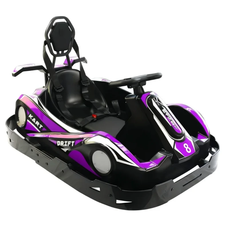 New K7 Drift Kart Electric Go Kart for Kids & Adults Commercial Rental Racing Kart with Instrument Display and Voice Broadcast