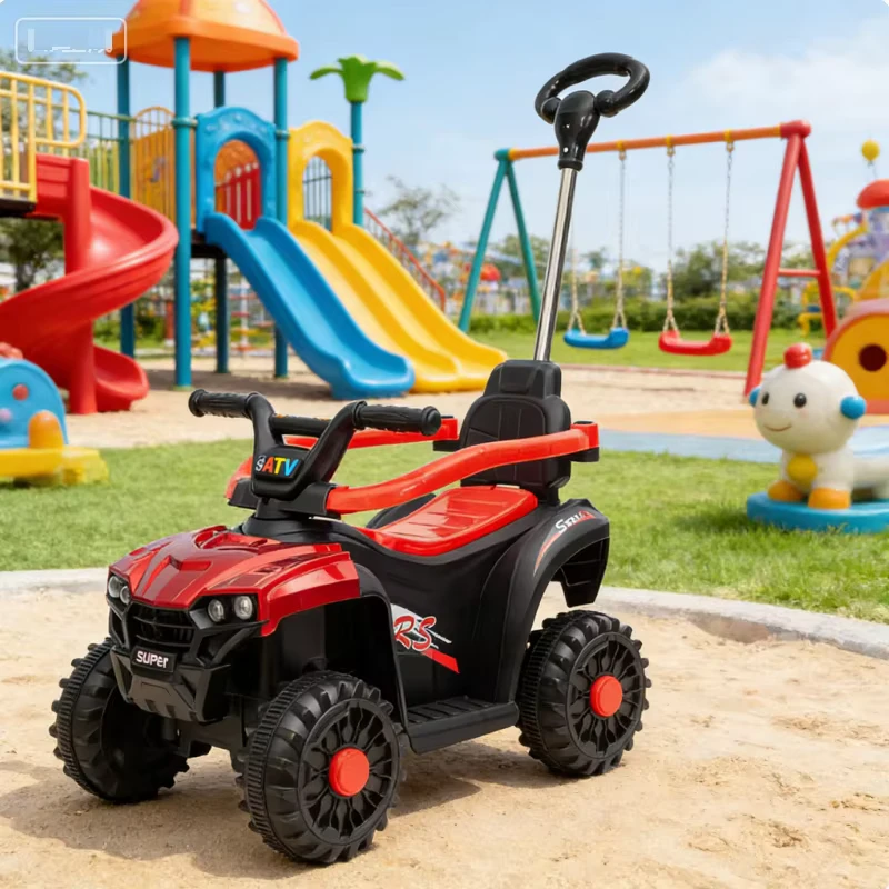 New Kids Electric Ride on Car 6 V Battery Powered Children Electric Car Big Size Kids Driving the Toy Car for Girls Boys