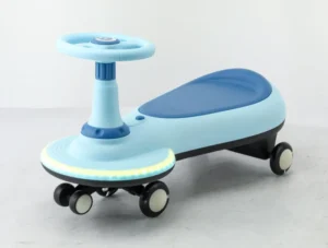 New Kids Ride on Swing Wiggle Plastic Car for 2 12years With Music and Light Push
