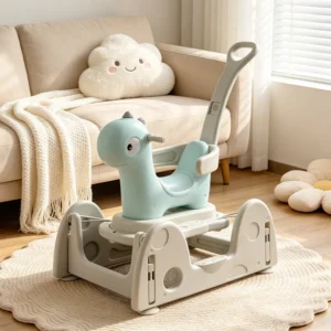 New Kids Rocking Horse Unpowered Children Mini 3 in 1 Car Cartoon Baby Plastic Ride on Toy Animals