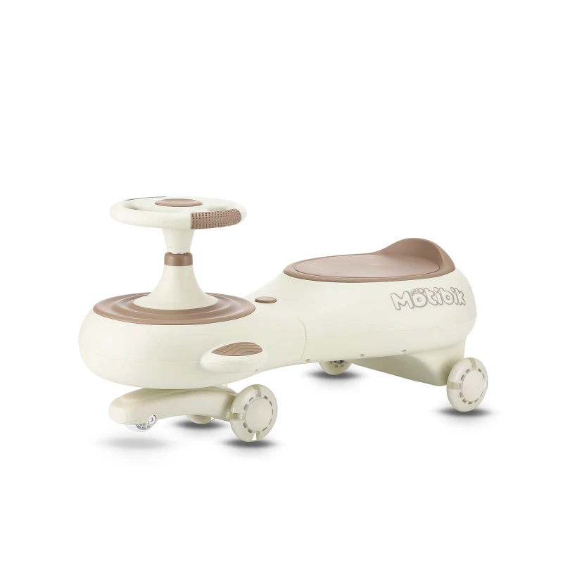 New Kids Swing Car Child Ride on Car 2 in 1 Baby Ride on Twisting Wiggle Car With LED Music Light