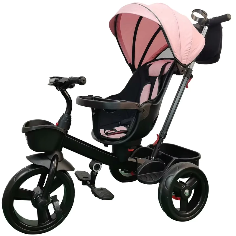New Model 3 Wheel with Canopy Baby Tricycle 3 Wheel with Canopy Baby Tricycle Child 4 in 1 Trike for Sale