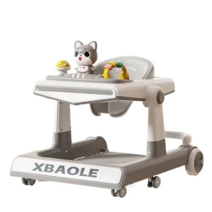 New Model 4 in 1 Children’s Folding Plastic Push Walker with Seat Multifunctional Music Walkers for Kids Including Wheels 518
