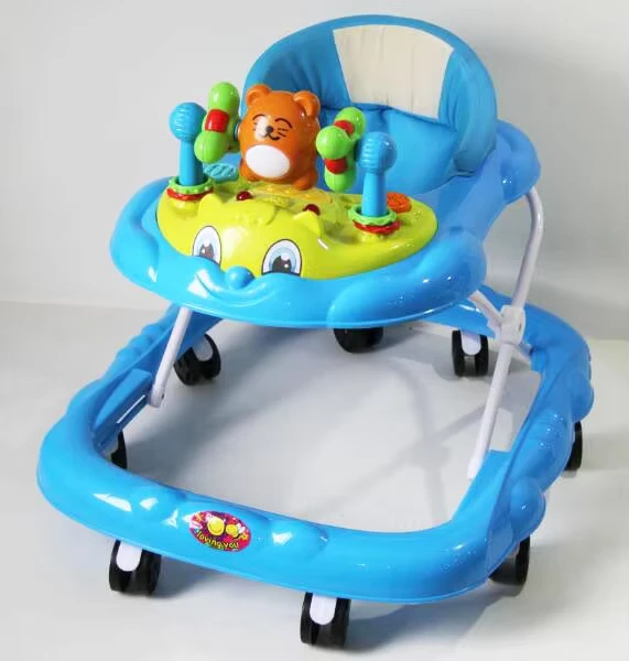 New Model Baby Walker with High Quality From Pinghu Baby Walker with Wheels Big Rolling Baby Walker