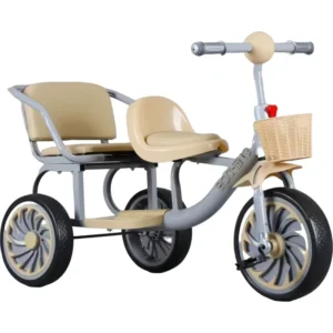 New Model Double Seat Kids Tricycle 3 Wheel Twin Baby Tricycle for Children