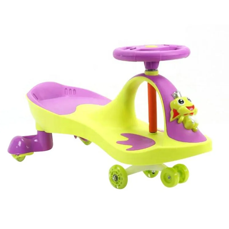 New Model Kids' Swing Cars Plastic Music Children Manual Ride on Car