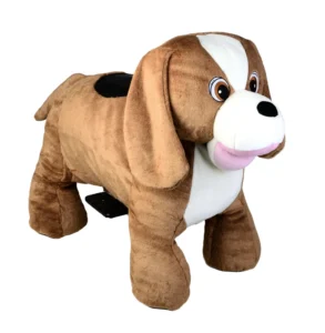 New Models Battery Operated Plush Animal Rider Fun Ride On Toy for Kids in Amusement Park with Coin Included
