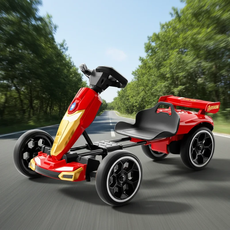 New Popular Four wheeled Children's Go kart Children's Electric Go kart Baby Toy Go kart