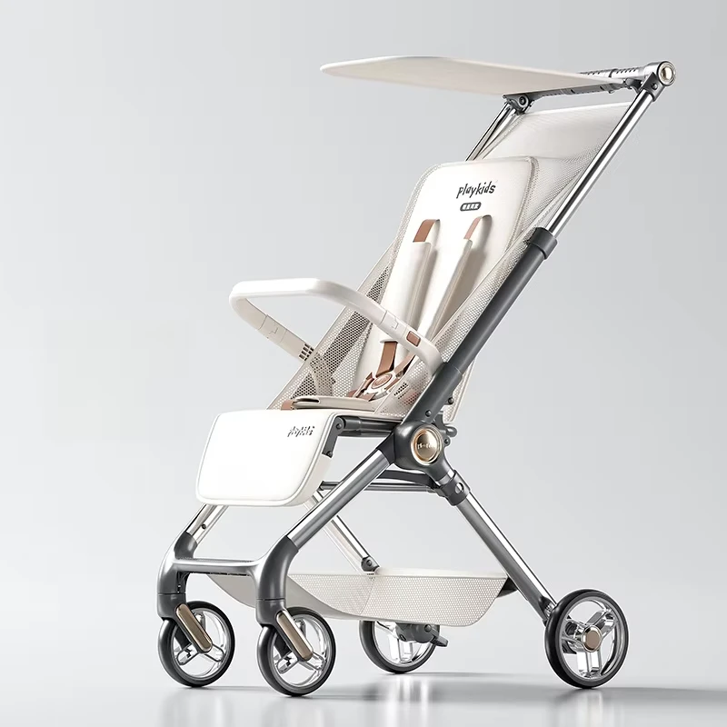 New Portable Airplane Baby Stroller Simple Folding Large Space Baby Stroller