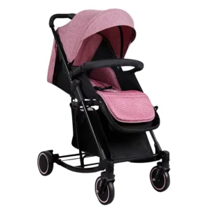 New Professional Factory’s Modern Linen Lightweight Travel System One Hand Quick Fold Kids Stroller Self Standing Feature