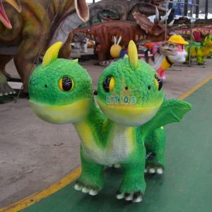 New Ride on Animal Plush Electric Scooter Simulation Model Dinosaur Car Battery Animal Ride for Mall Electric Ride