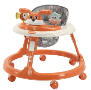 New Style Adjustable Height Educational Baby Walker Multi function Folding Music & Light Walker Toddler