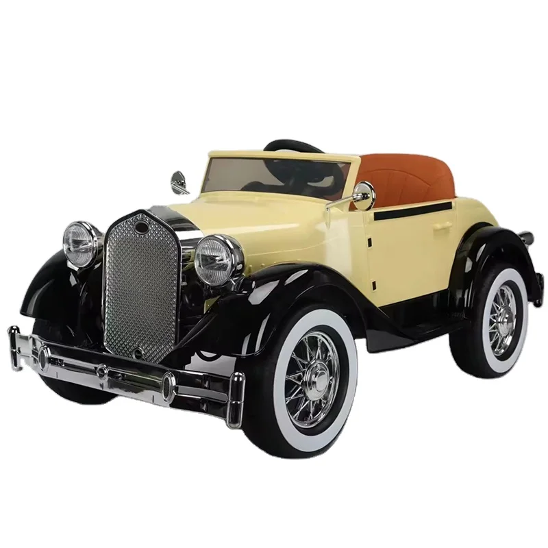 New Style Children 12V Rechargeable Battery Operated Electric Car 4 Wheel Drive Leather Seat Ride On Toy for Kids