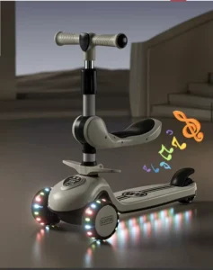 New Style Children Scooter 3 PU LED Light Wheels Adjustable Height Music Kids Scooter Best Selling Kids Scooter for Children