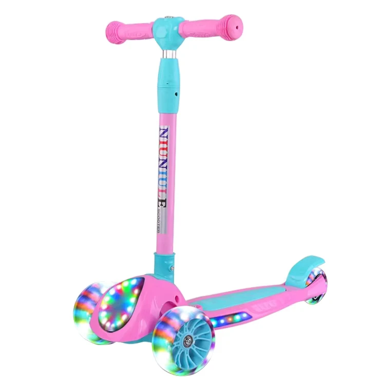 New Style Foldable Child Kids Scooter Adjustable Height Child Scooter Kids Kick 3 Wheel Scooter