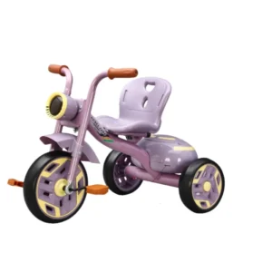 New-shaped 3-Wheel Foldable Kids Pedal Tricycle Metal Plastic Material Customized Color for 2-6 Years Old Musical Ride