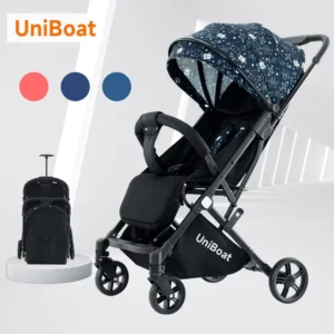 Newborn Baby Stroller High View Luxury Baby Stroller Can Sit or Lie Down Two way Shock Portable Stroller