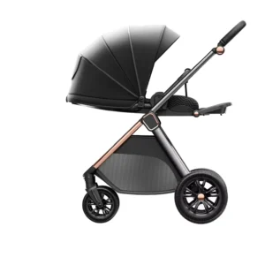 Newborn Baby Stroller High View Luxury Baby Stroller Can Sit or Lie Down Two way Shock Portable Stroller