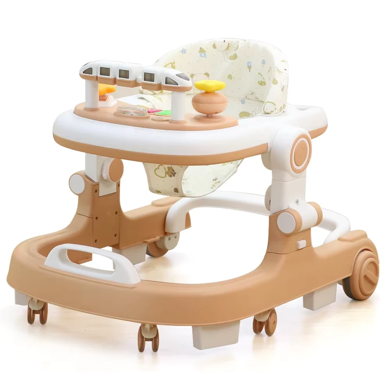 Newborn Walker for Baby Folding Plastic Music Push Baby Walker 4 in 1 With Wheels and Seat