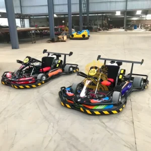 Newest Professional Rental Go Kart Gasoline 4 Stroke Chain Drive Outdoor Kart with Adjustable Brake Pedal