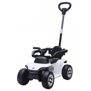 Newest Ride on Toy Car Battery Powered Plastic 4 Wheel for Kids 2 4 Years With Canopy