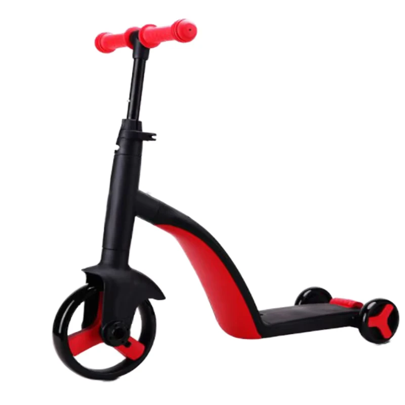 Newly Designed Children's Scooter with Rotatable Baby Stroller Feature Three in One Pedals for Kids