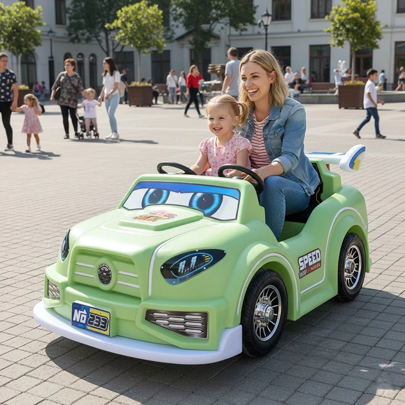Novamory Electric Ride on Bumper Car for Kids Indoor Outdoor Toy for Home and Shopping Mall