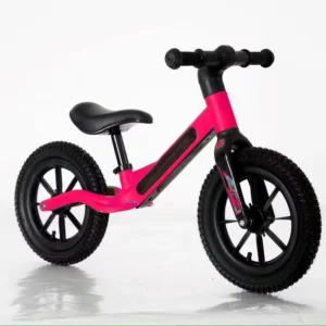 Nylon 12 Inch With Lights and Music Children’s Balance Bike Kids Inflatable Rubber Tyre