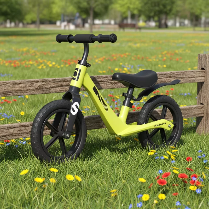 Nylon Children's Balance Bike 2-6 Years 12/14 Inch Wheels