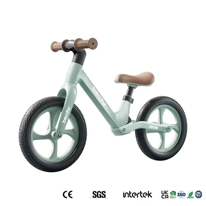 Nylon Frame with Shock Mini Balance Bike Ride-on Toy for 1 to 3 Year Old Kids Kids' Cycle for Toddlers