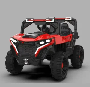 OEM 12v Electric Ride-on 4-Wheel Car Big Baby Battery Operated 2 Seats for Kids 2-4 Years Old Plastic Material